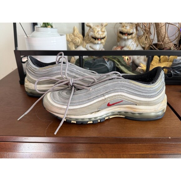 Size 9 - Nike Air Max 97 OG QS 2017 Silver Bullet Pre-Owned - Picture 4 of 9